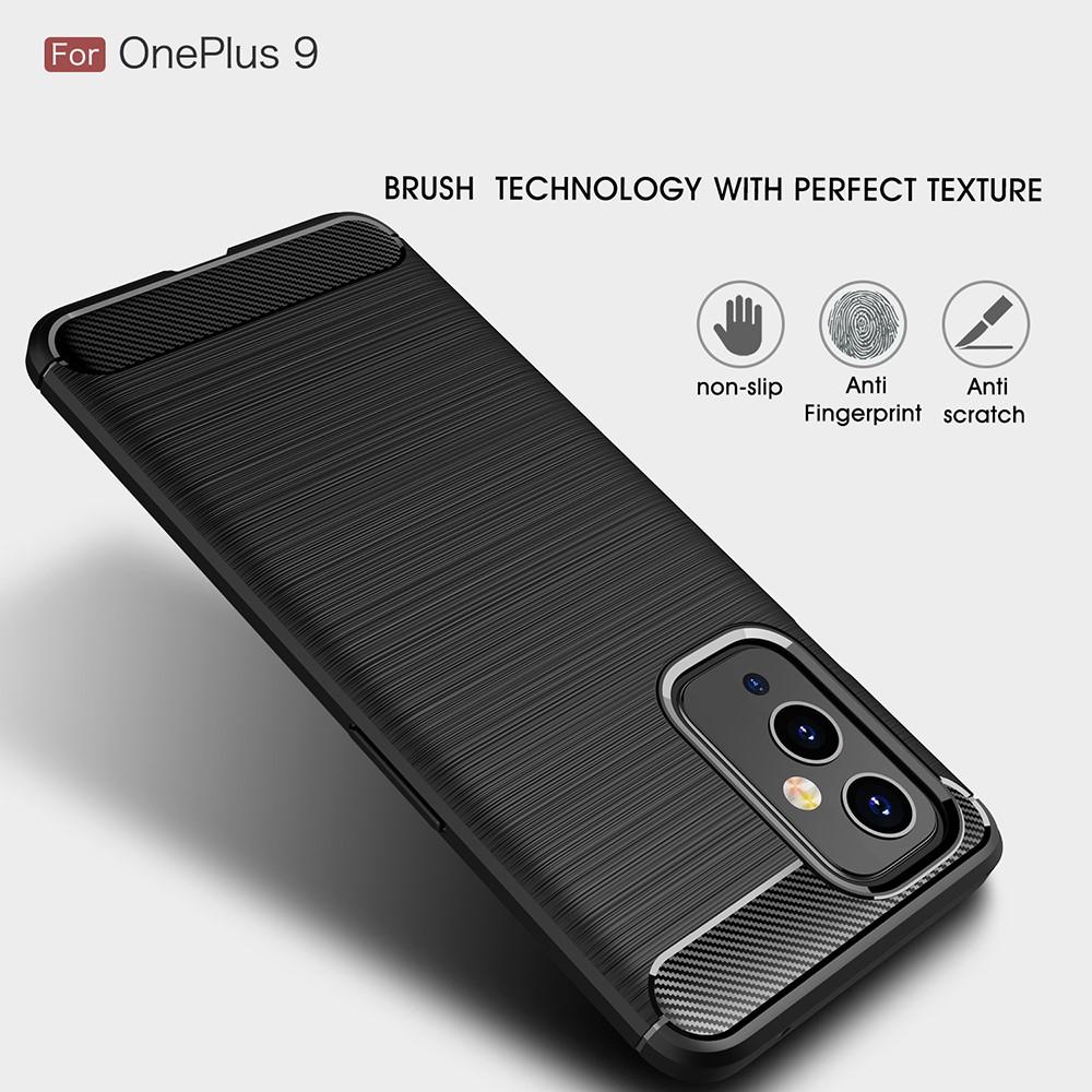 Brushed TPU Cover OnePlus 9 Black