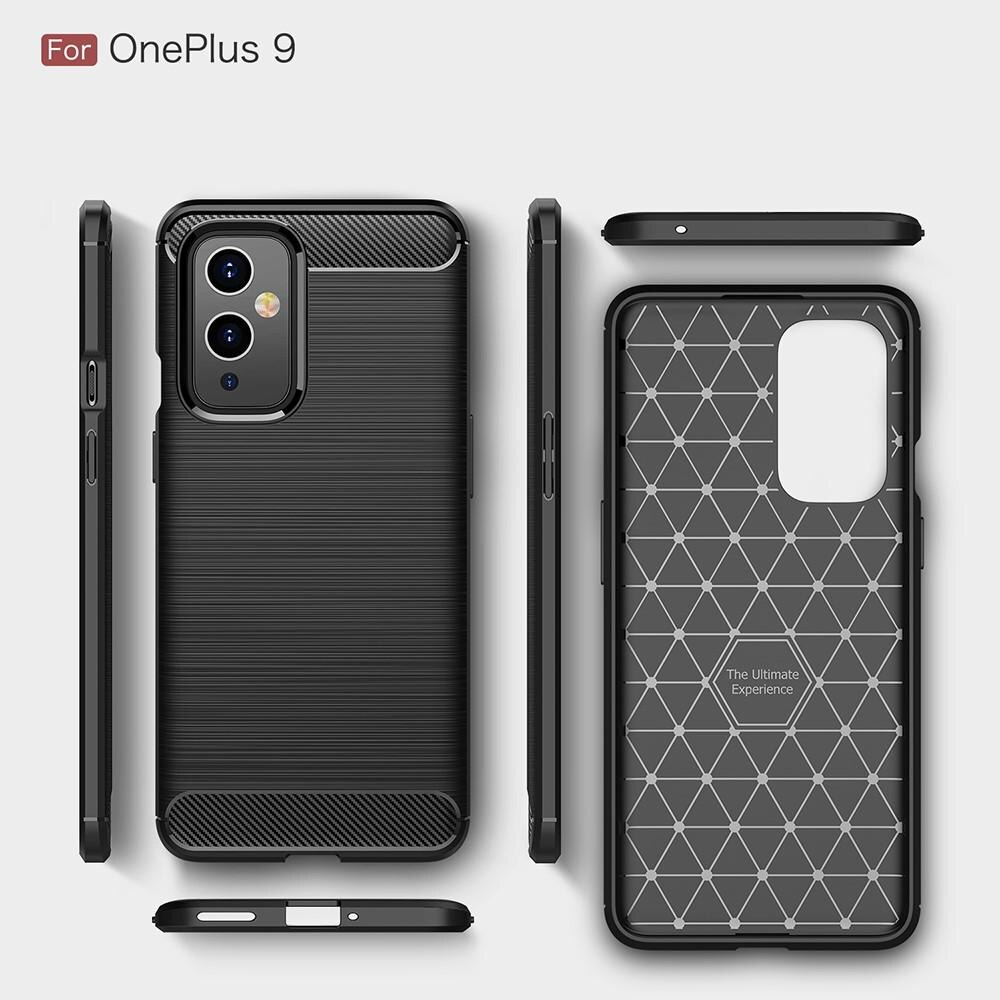 Brushed TPU Cover OnePlus 9 Black