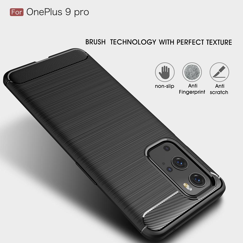 Brushed TPU Cover OnePlus 9 Pro Black