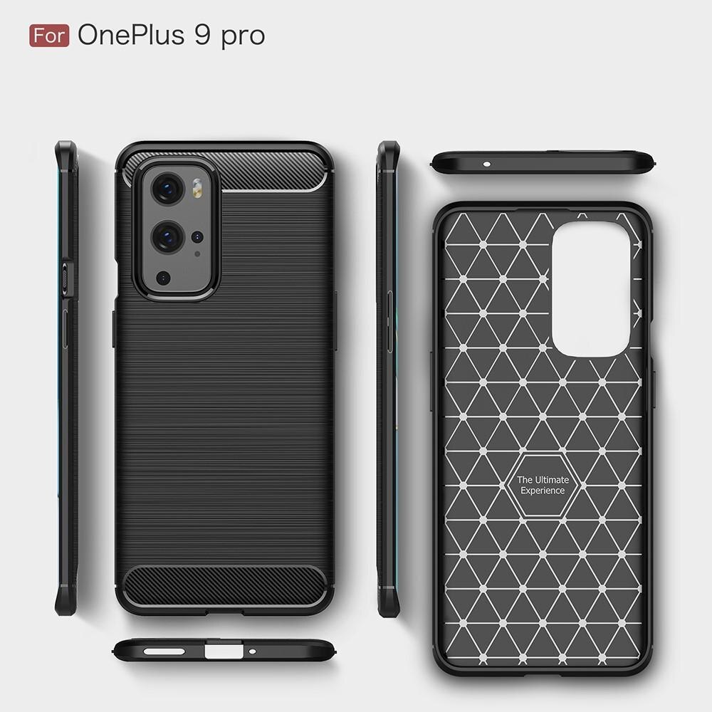 Brushed TPU Cover OnePlus 9 Pro Black