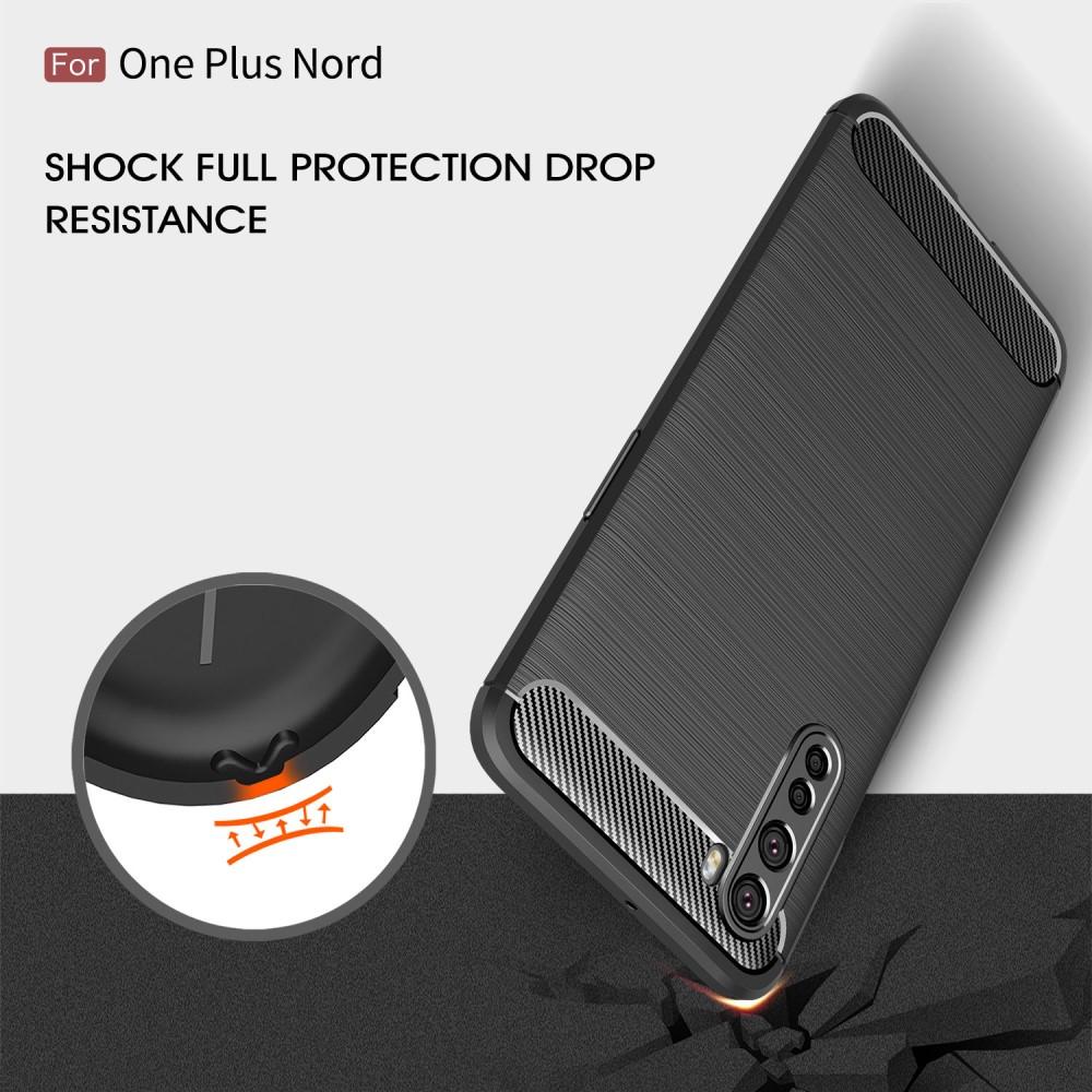Brushed TPU Cover OnePlus Nord Black