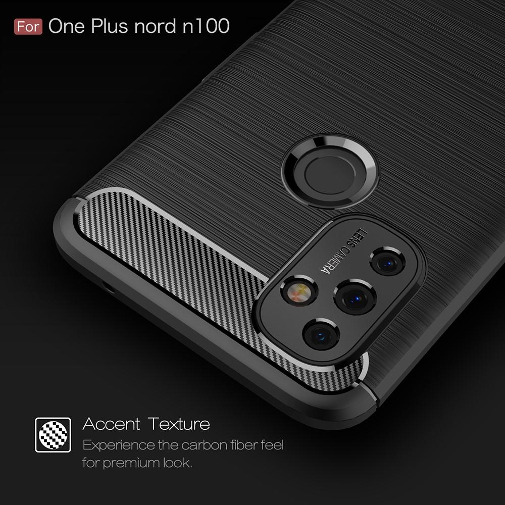  OnePlus Nord N100 Cover TPU Brushed Sort