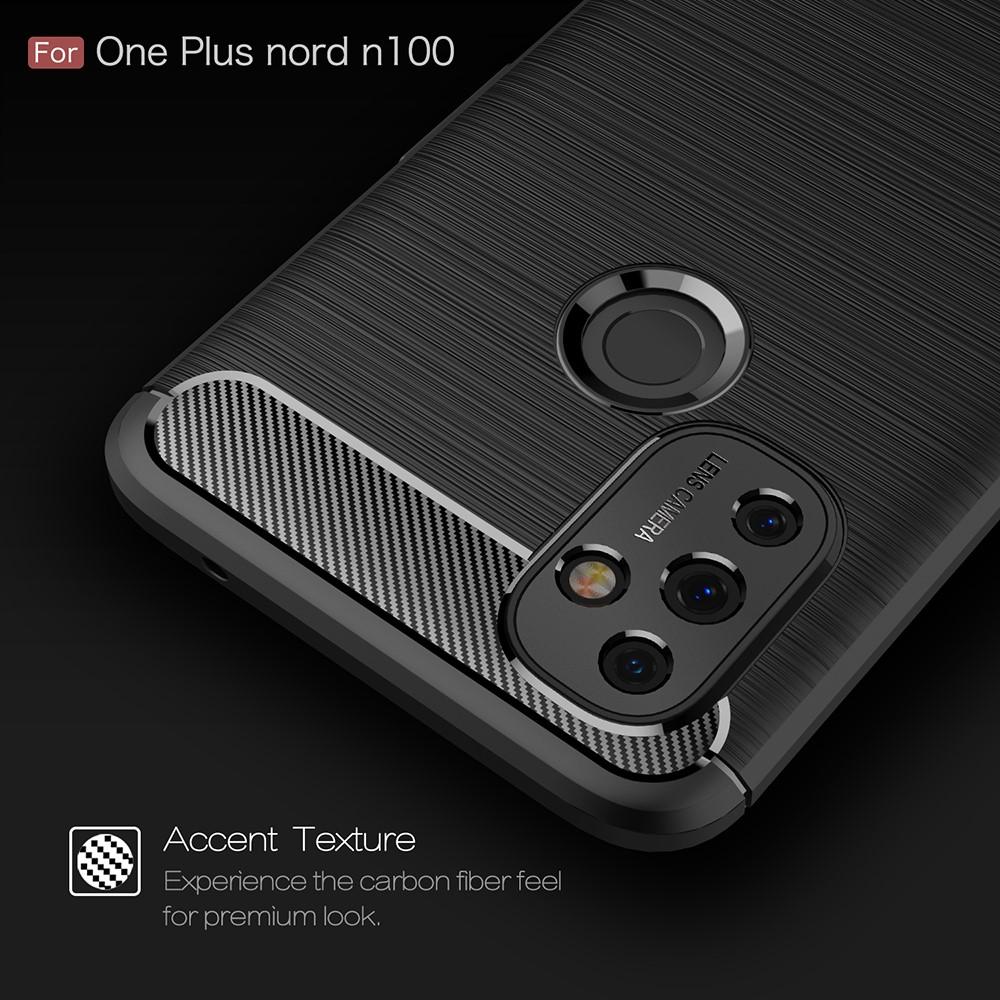 Brushed TPU Cover OnePlus Nord N100 Black