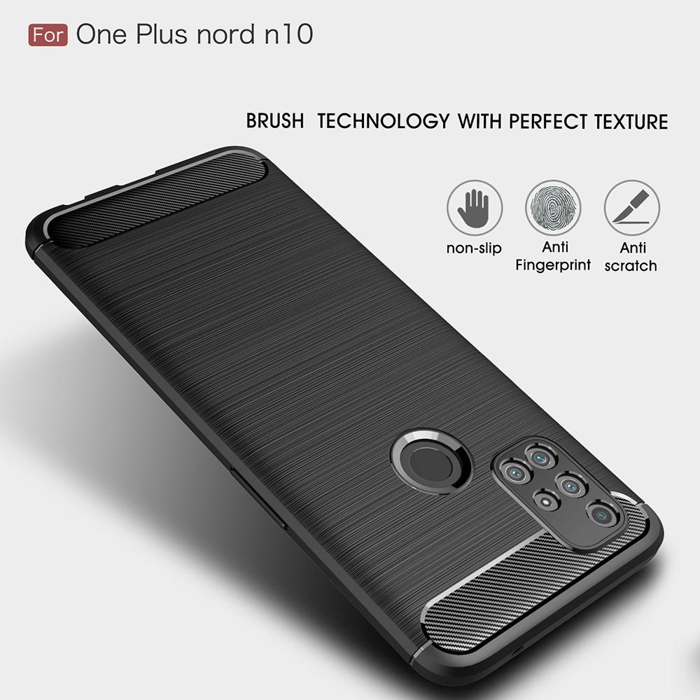 Brushed TPU Cover OnePlus Nord N10 5G Black