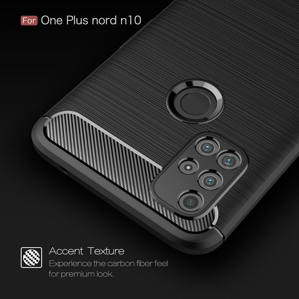 Brushed TPU Cover OnePlus Nord N10 5G Black