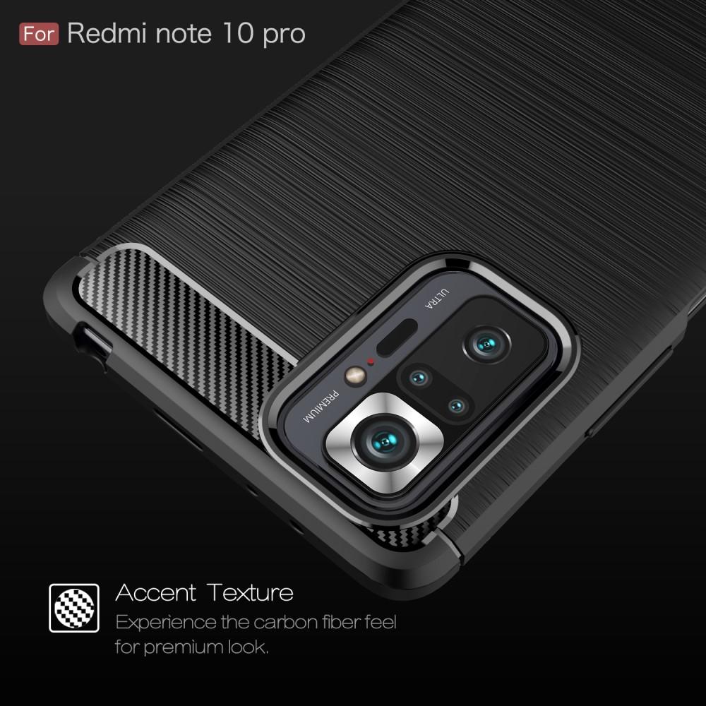 Brushed TPU Cover Redmi Note 10 Pro Black