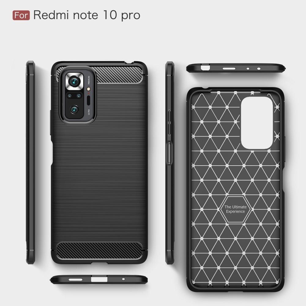 Brushed TPU Cover Redmi Note 10 Pro Black