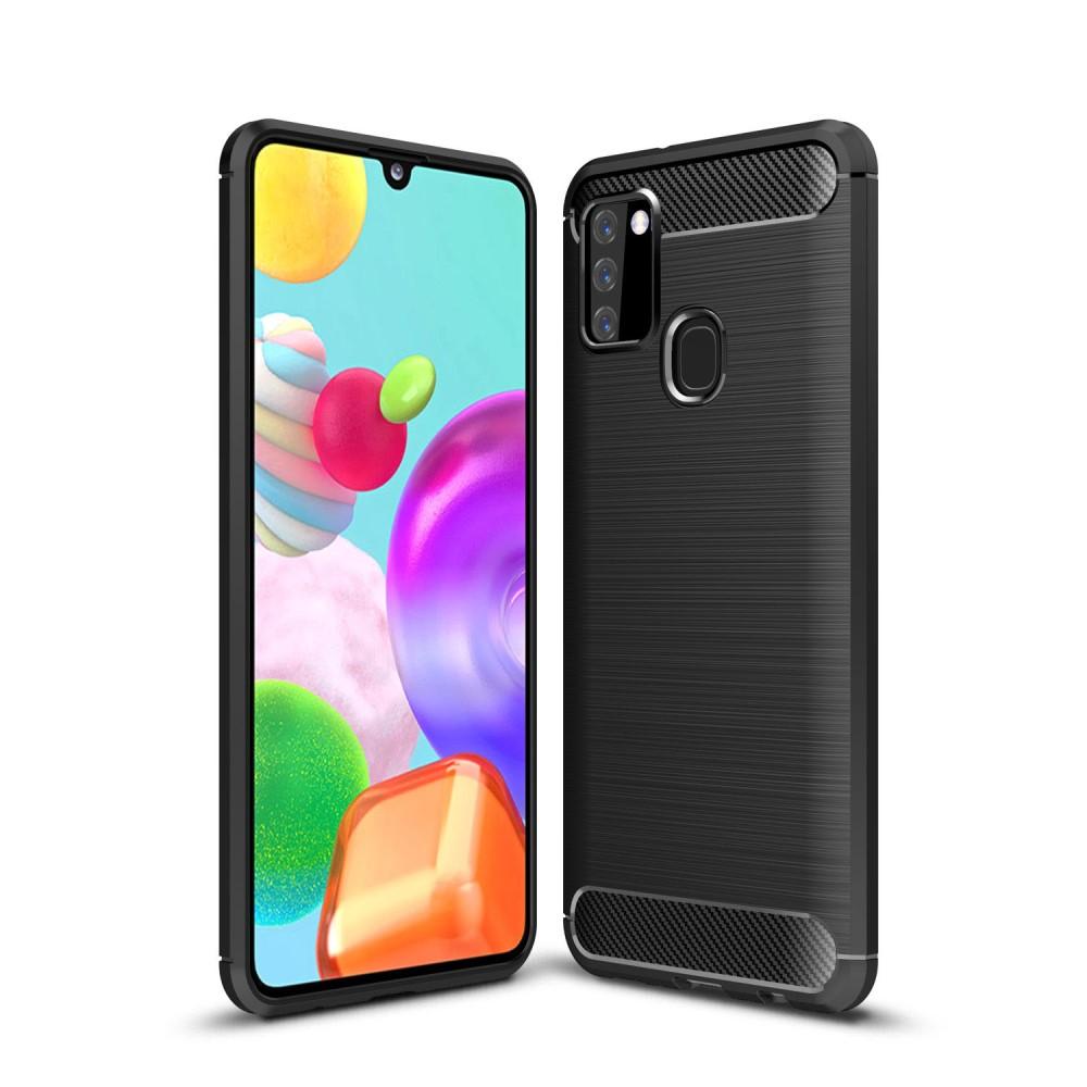 Brushed TPU Cover Samsung Galaxy A21s Black