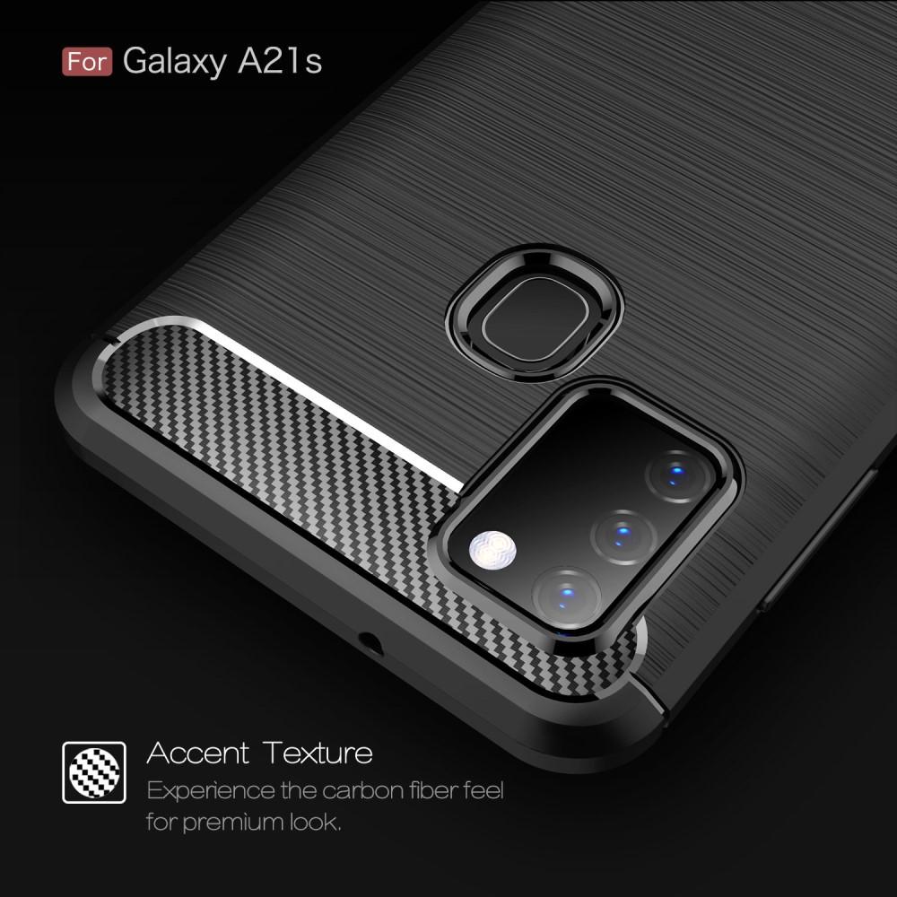 Brushed TPU Cover Samsung Galaxy A21s Black