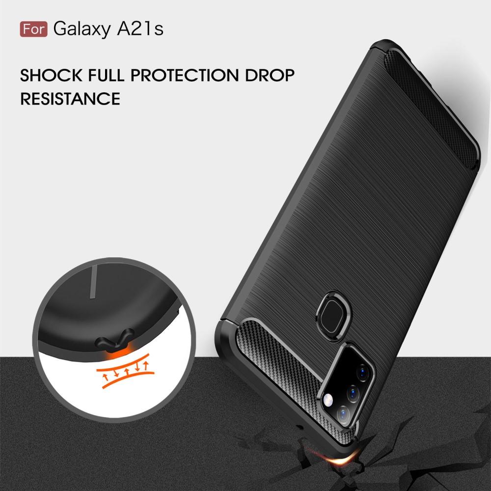 Brushed TPU Cover Samsung Galaxy A21s Black