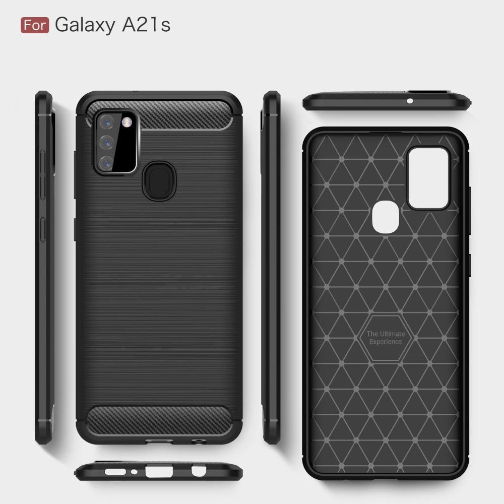 Brushed TPU Cover Samsung Galaxy A21s Black