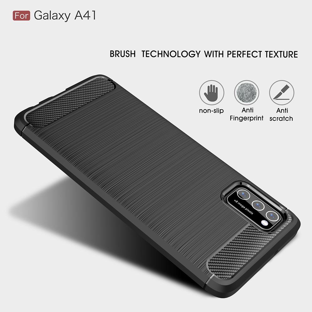 Brushed TPU Cover Samsung Galaxy A41 Black