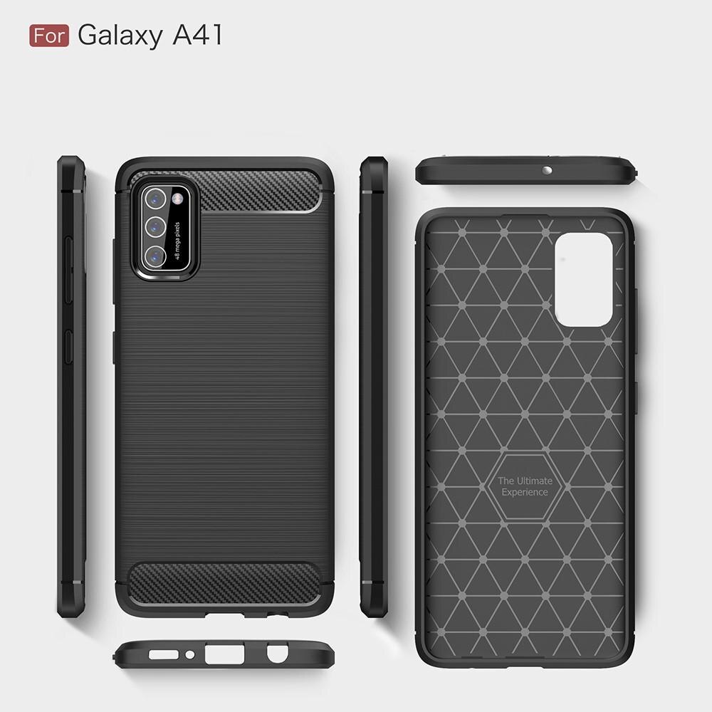 Brushed TPU Cover Samsung Galaxy A41 Black