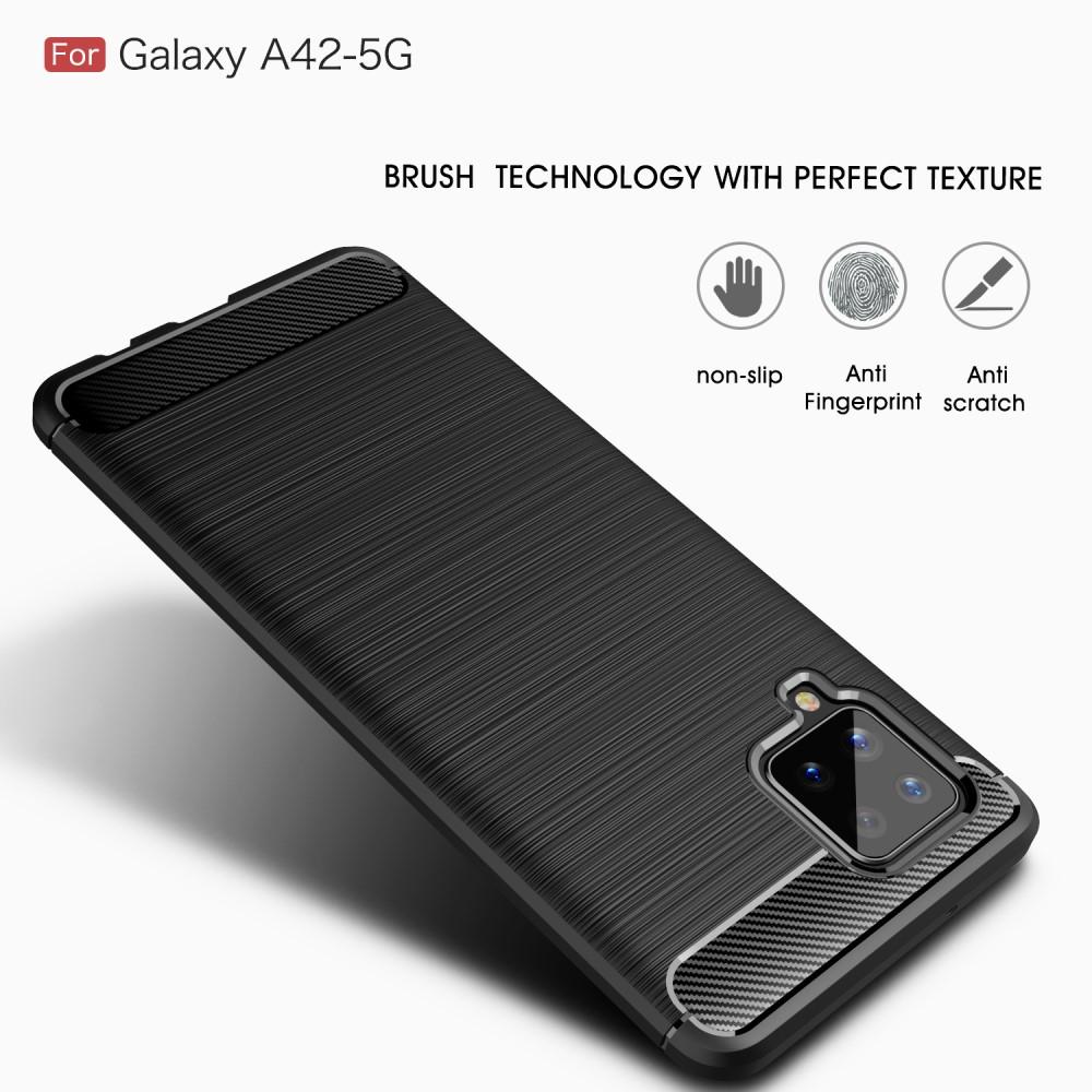 Brushed TPU Cover Samsung Galaxy A42 5G Black