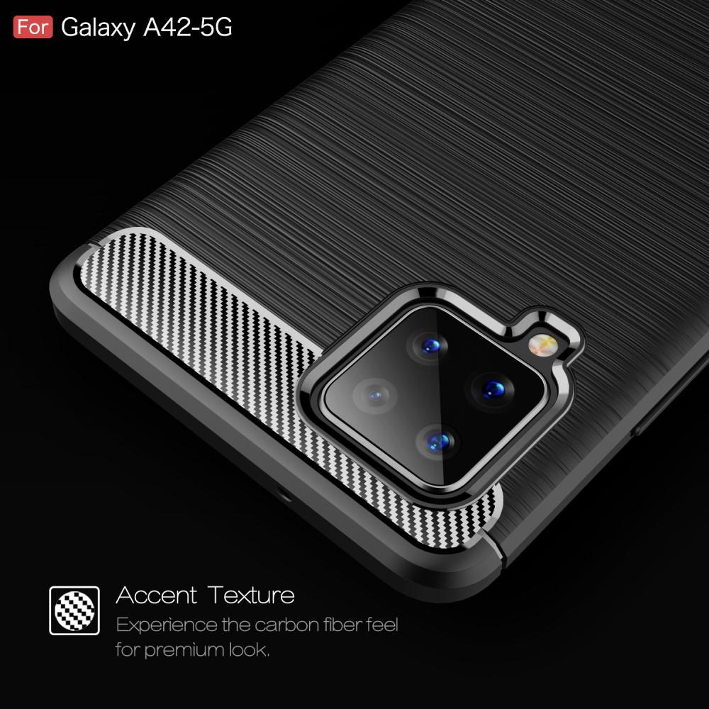 Brushed TPU Cover Samsung Galaxy A42 5G Black