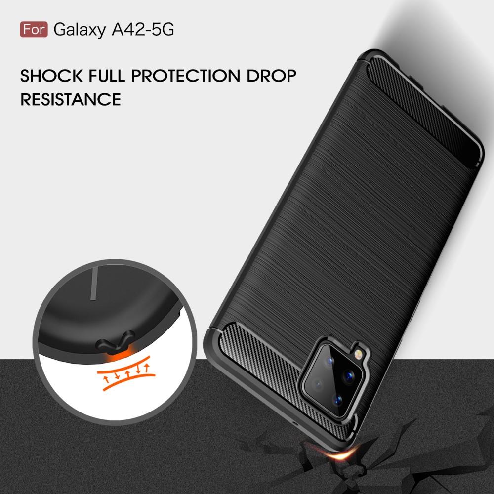 Brushed TPU Cover Samsung Galaxy A42 5G Black
