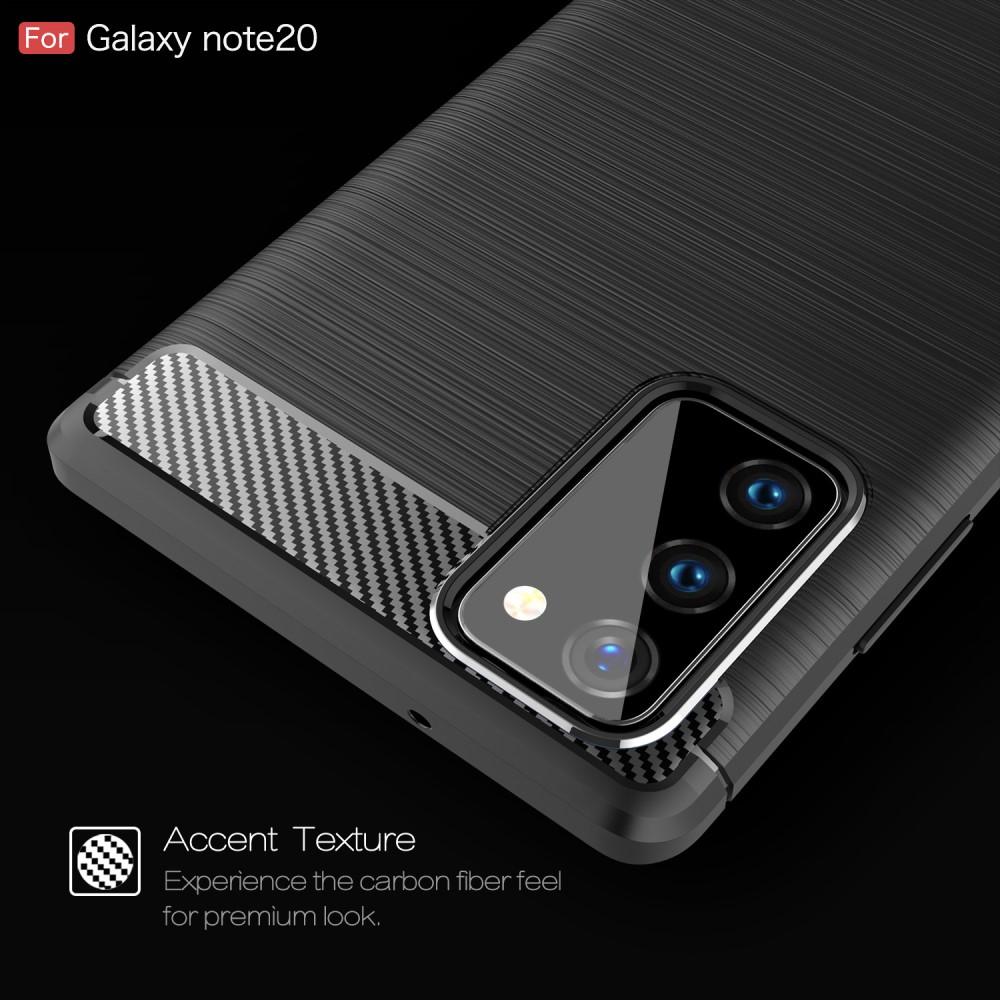 Brushed TPU Cover Samsung Galaxy Note 20 Black