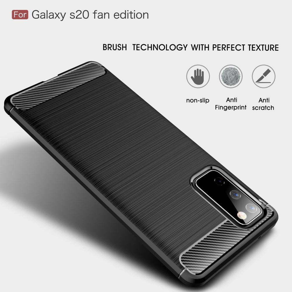 Brushed TPU Cover Samsung Galaxy S20 FE Black