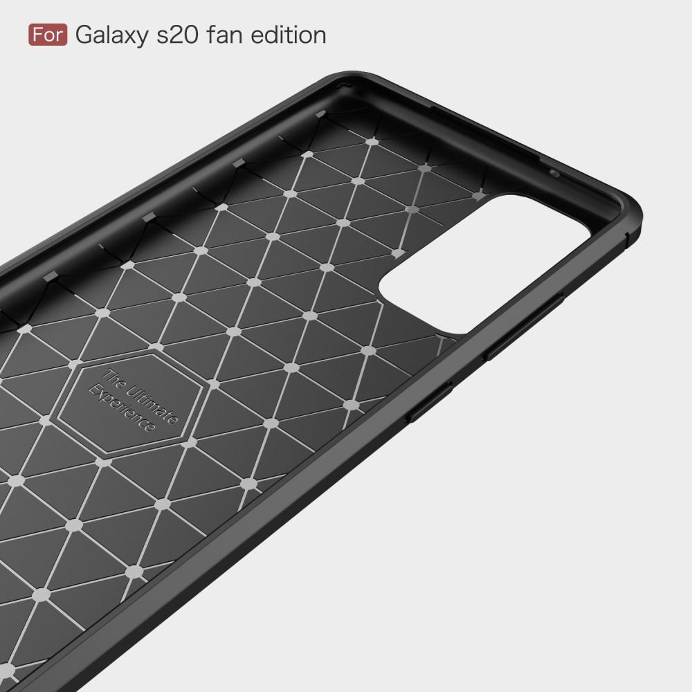 Brushed TPU Cover Samsung Galaxy S20 FE Black