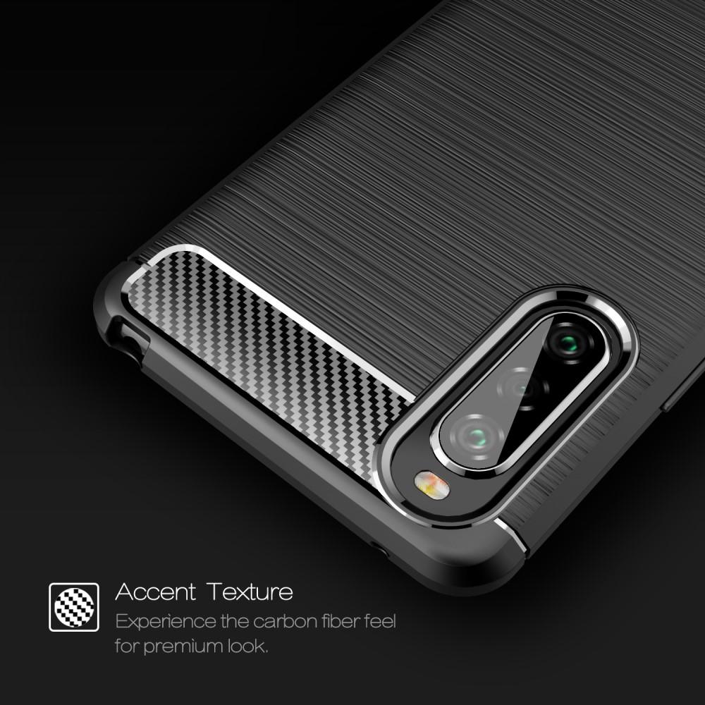 Brushed TPU Cover Sony Xperia 10 II Black