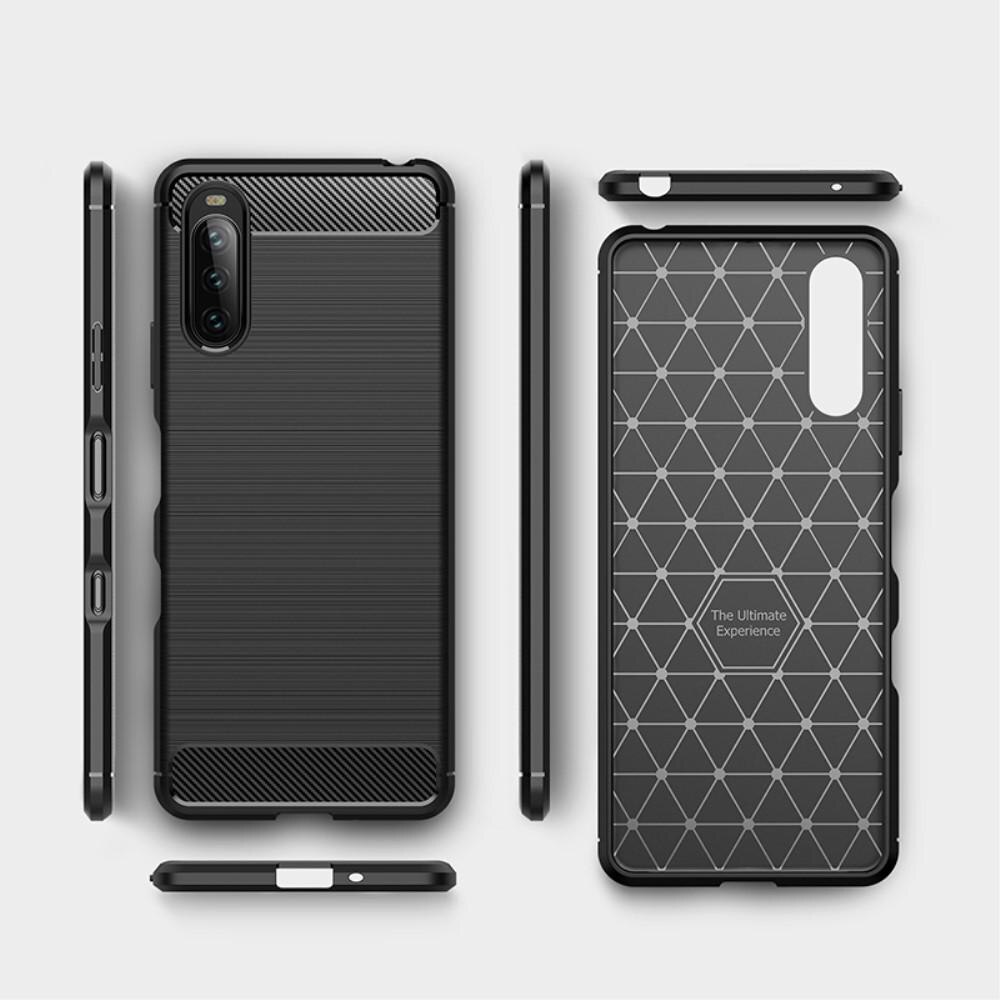 Brushed TPU Cover Sony Xperia 10 III Black