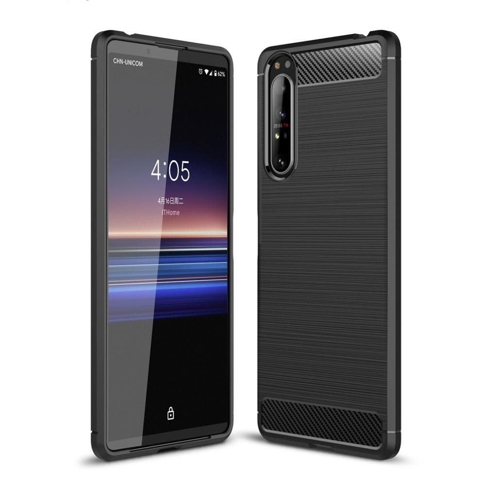 Brushed TPU Cover Sony Xperia 1 II Black