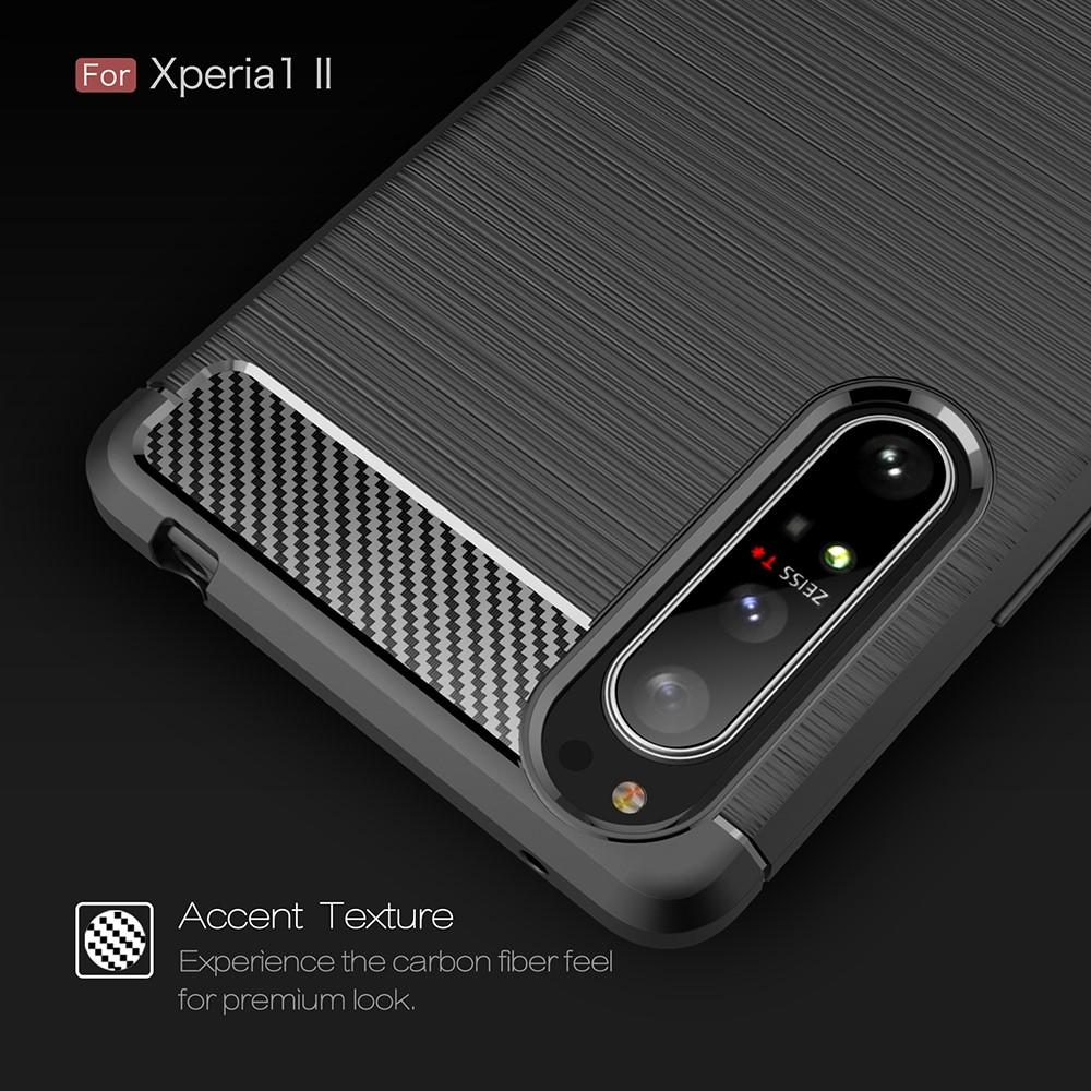 Brushed TPU Cover Sony Xperia 1 II Black