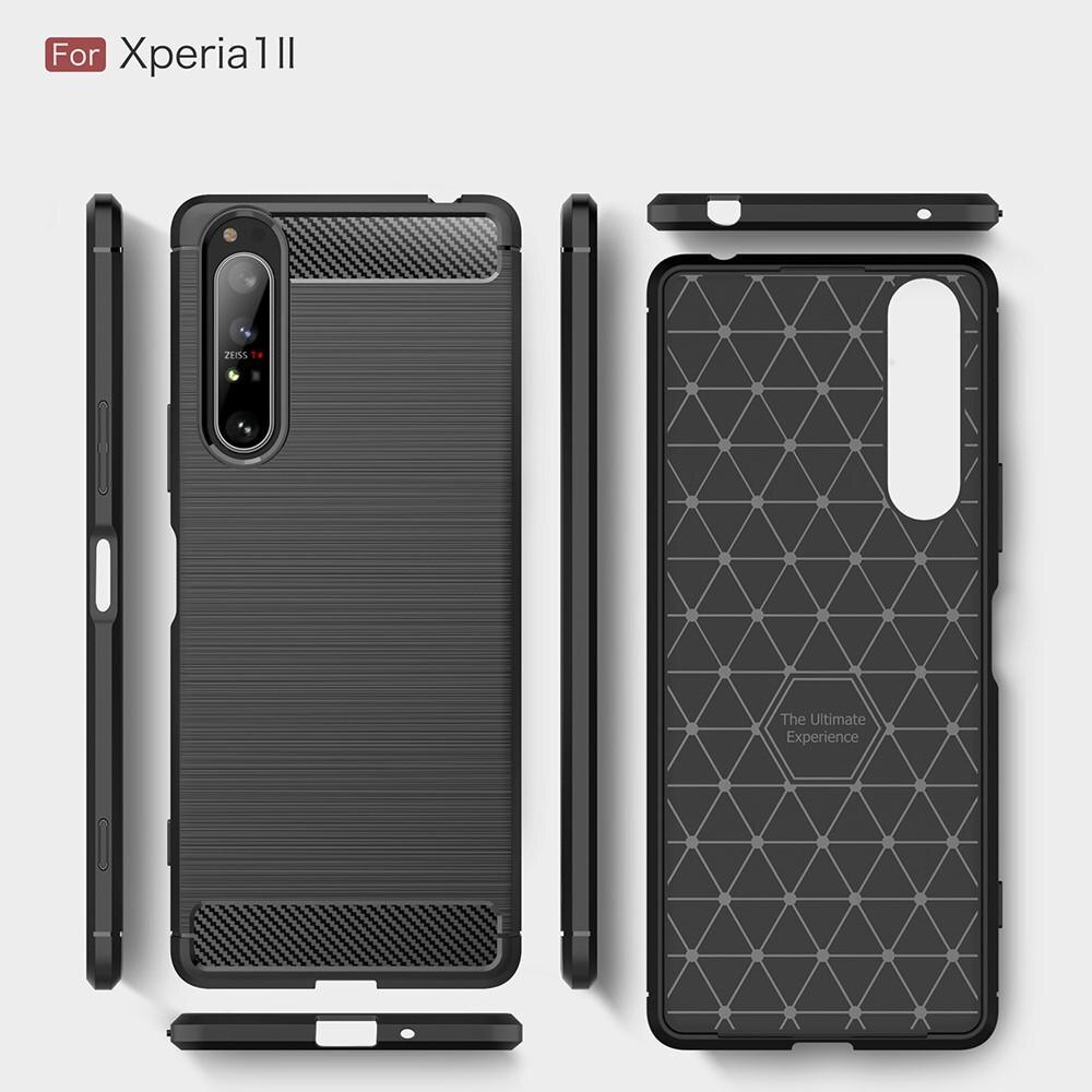 Brushed TPU Cover Sony Xperia 1 II Black