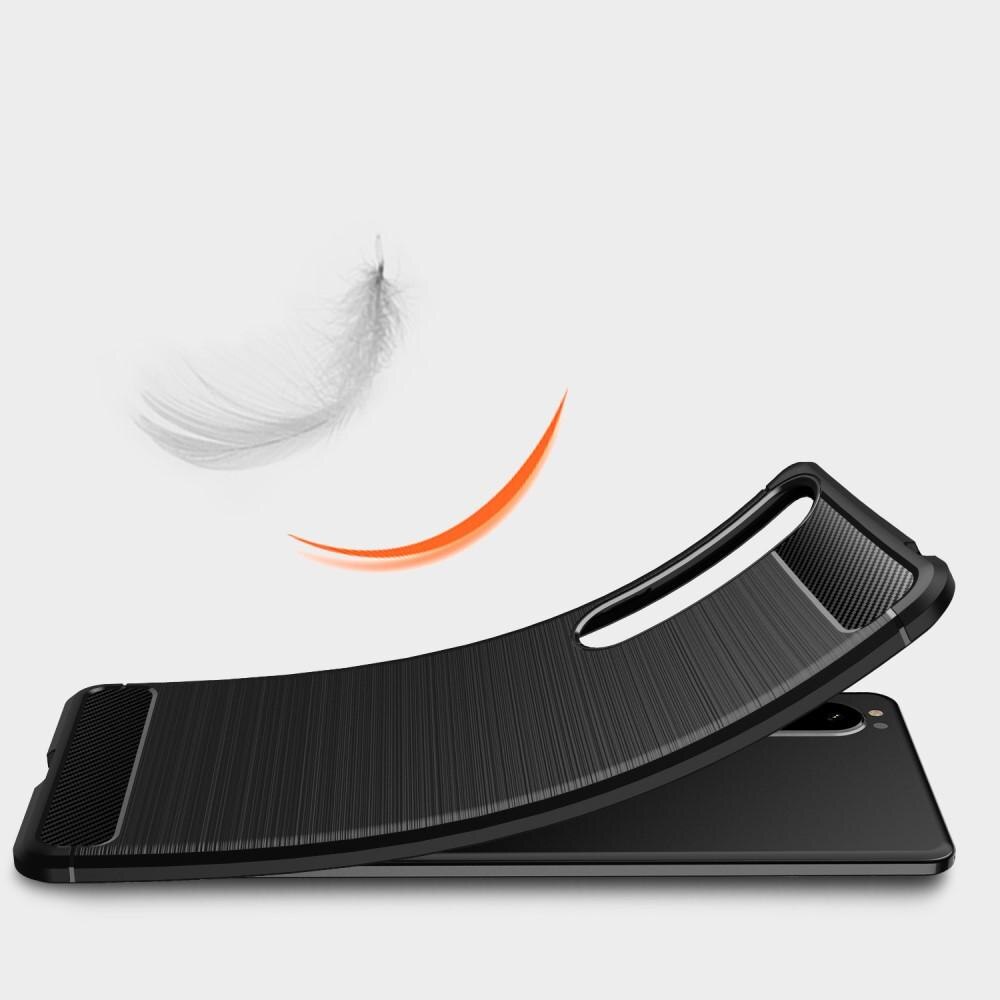 Sony Xperia 1 III Cover TPU Brushed Sort