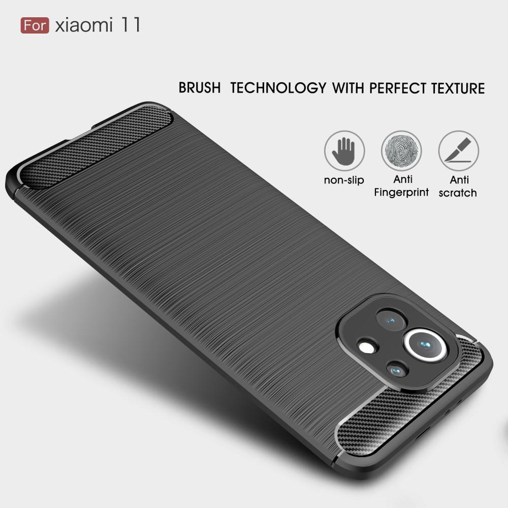 Brushed TPU Cover Xiaomi Mi 11 Black