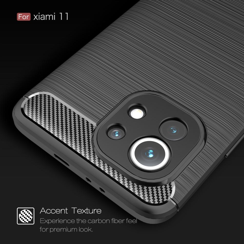 Brushed TPU Cover Xiaomi Mi 11 Black