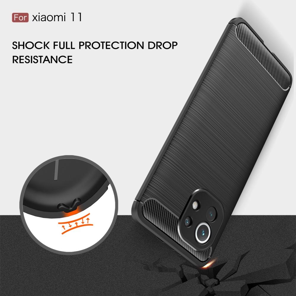 Brushed TPU Cover Xiaomi Mi 11 Black