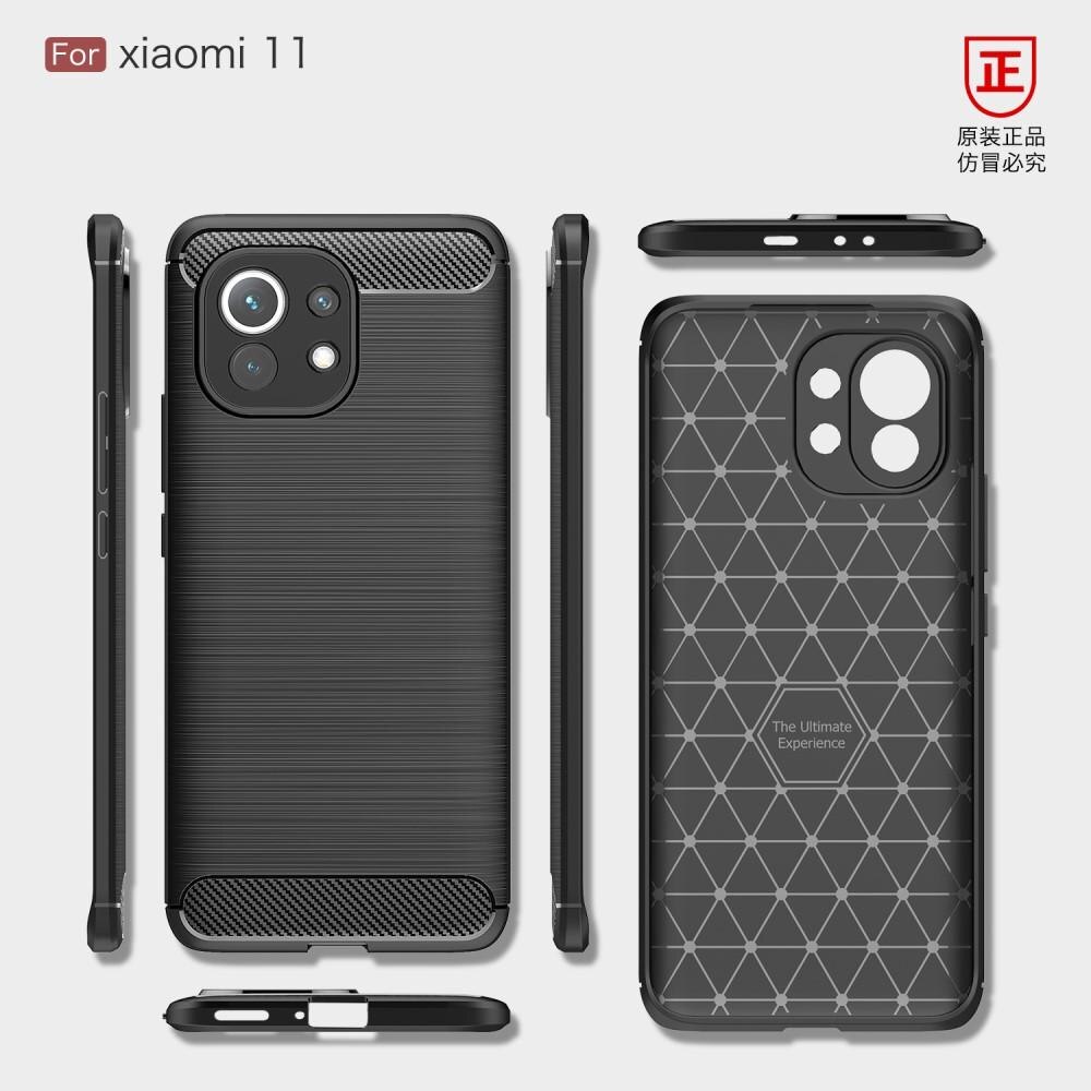 Brushed TPU Cover Xiaomi Mi 11 Black