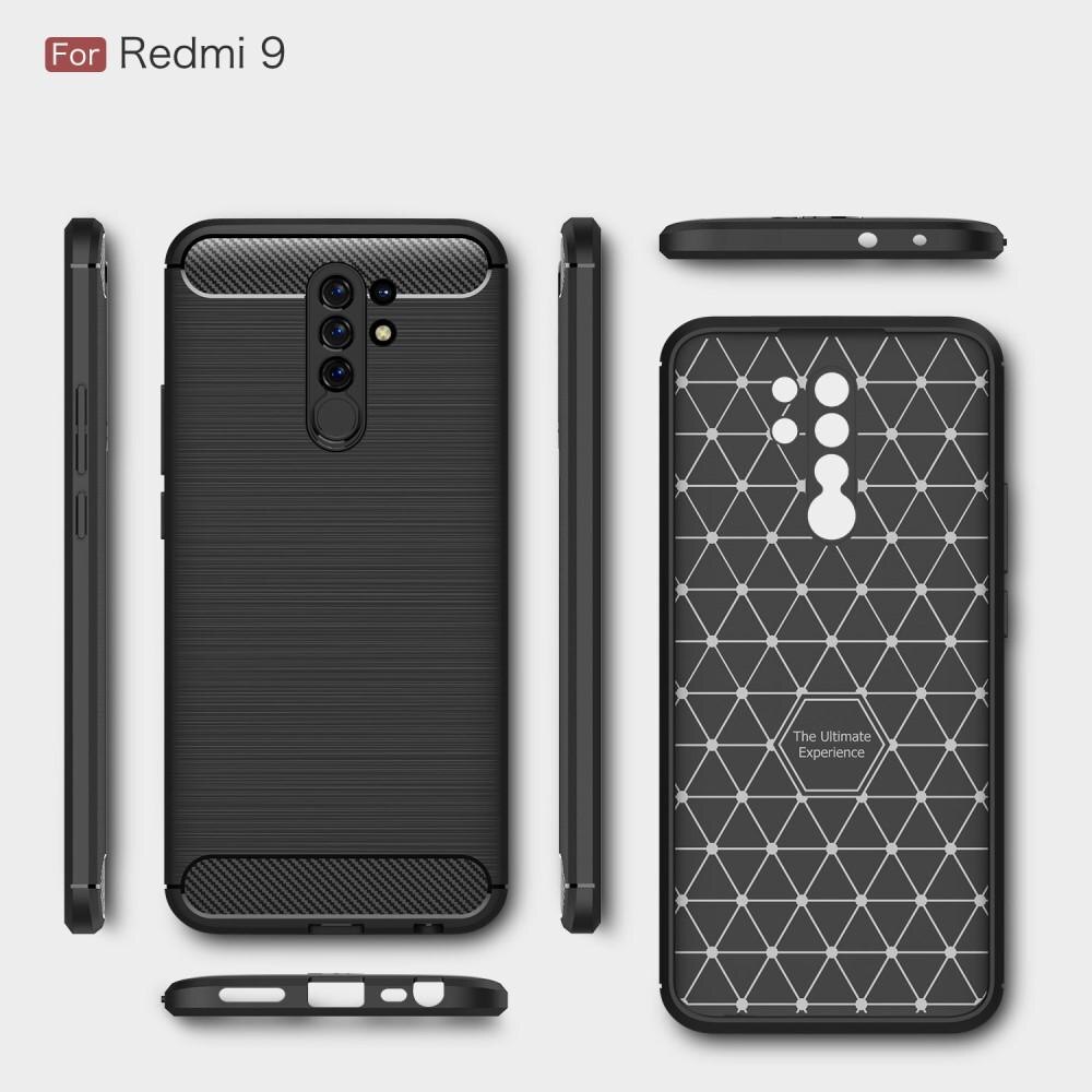 Brushed TPU Cover Xiaomi Redmi 9 Black