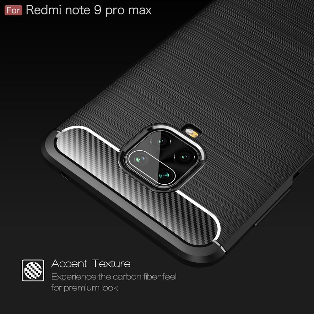 Brushed TPU Cover Xiaomi Redmi Note 9 Pro/9S Black