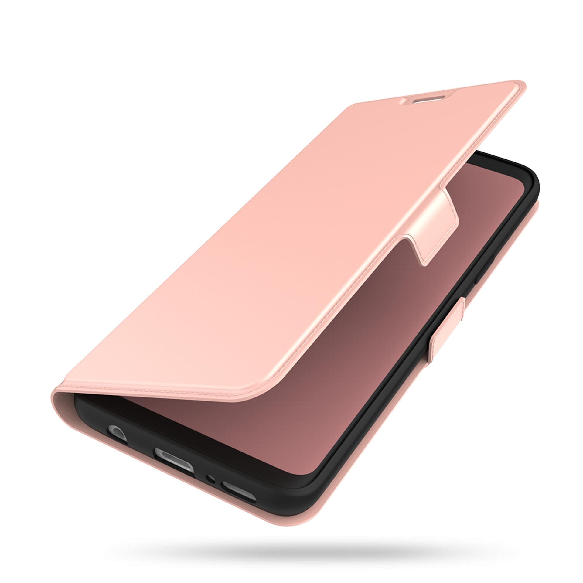 Slim Card Wallet Galaxy S21 Plus rosaguld