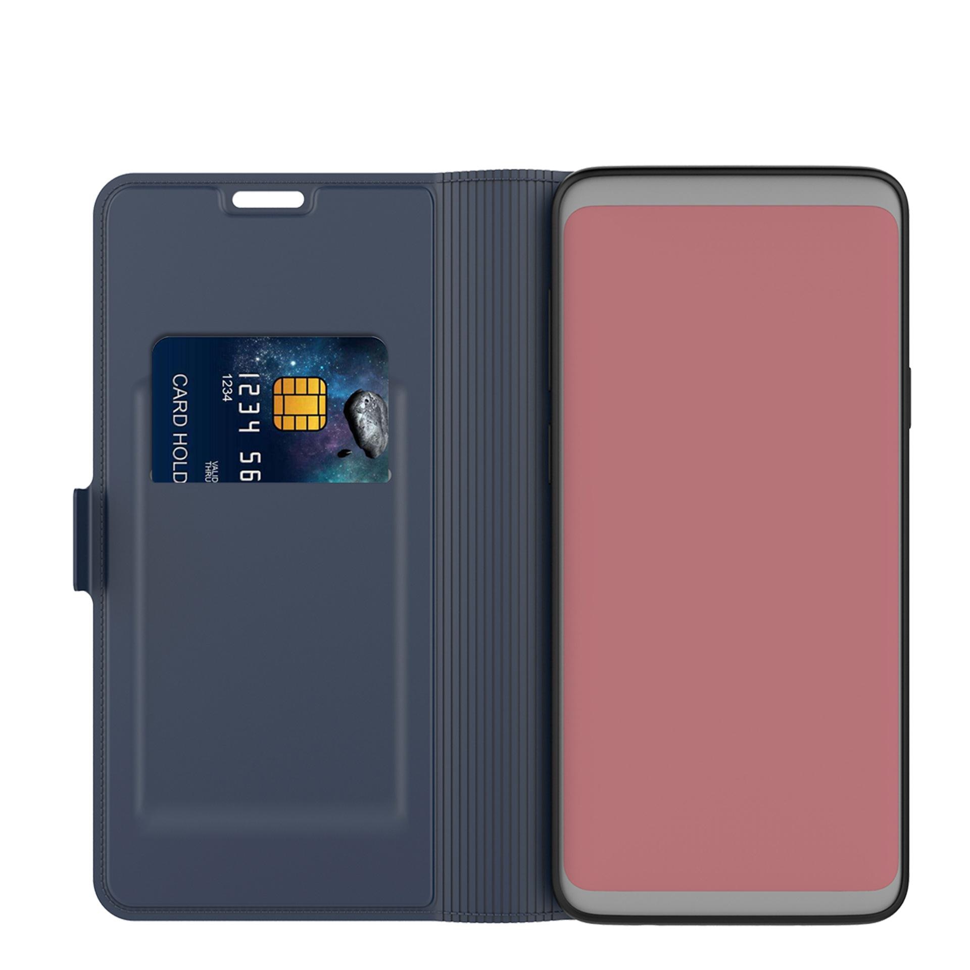 Slim Card Wallet Galaxy S21 Ultra blå