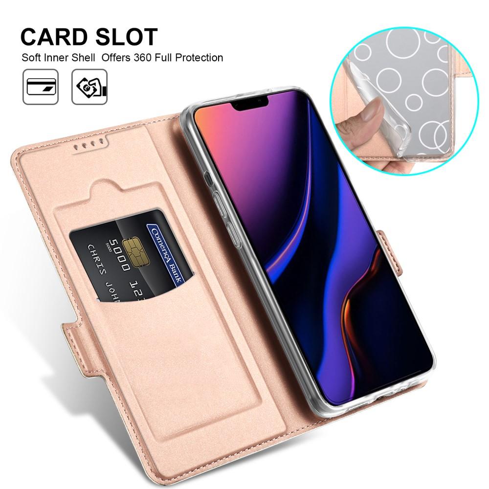 Slim Card Wallet iPhone 12 Mini rosaguld