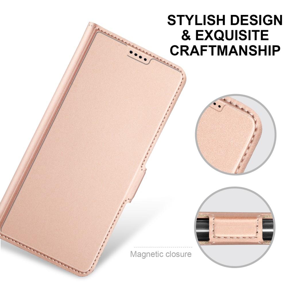 Slim Card Wallet iPhone 12 Mini rosaguld
