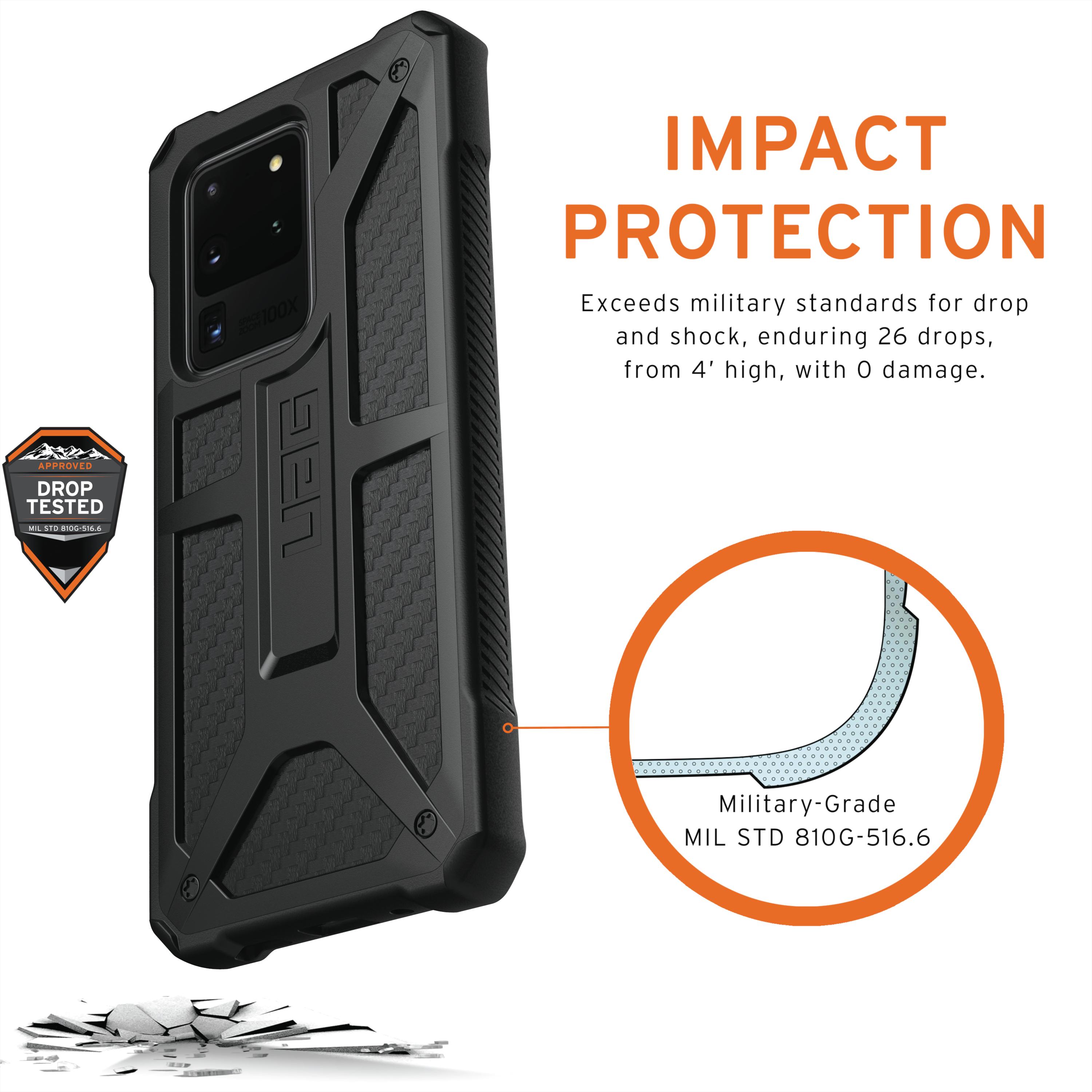 Monarch Series Case Galaxy S20 Ultra Carbon Fiber