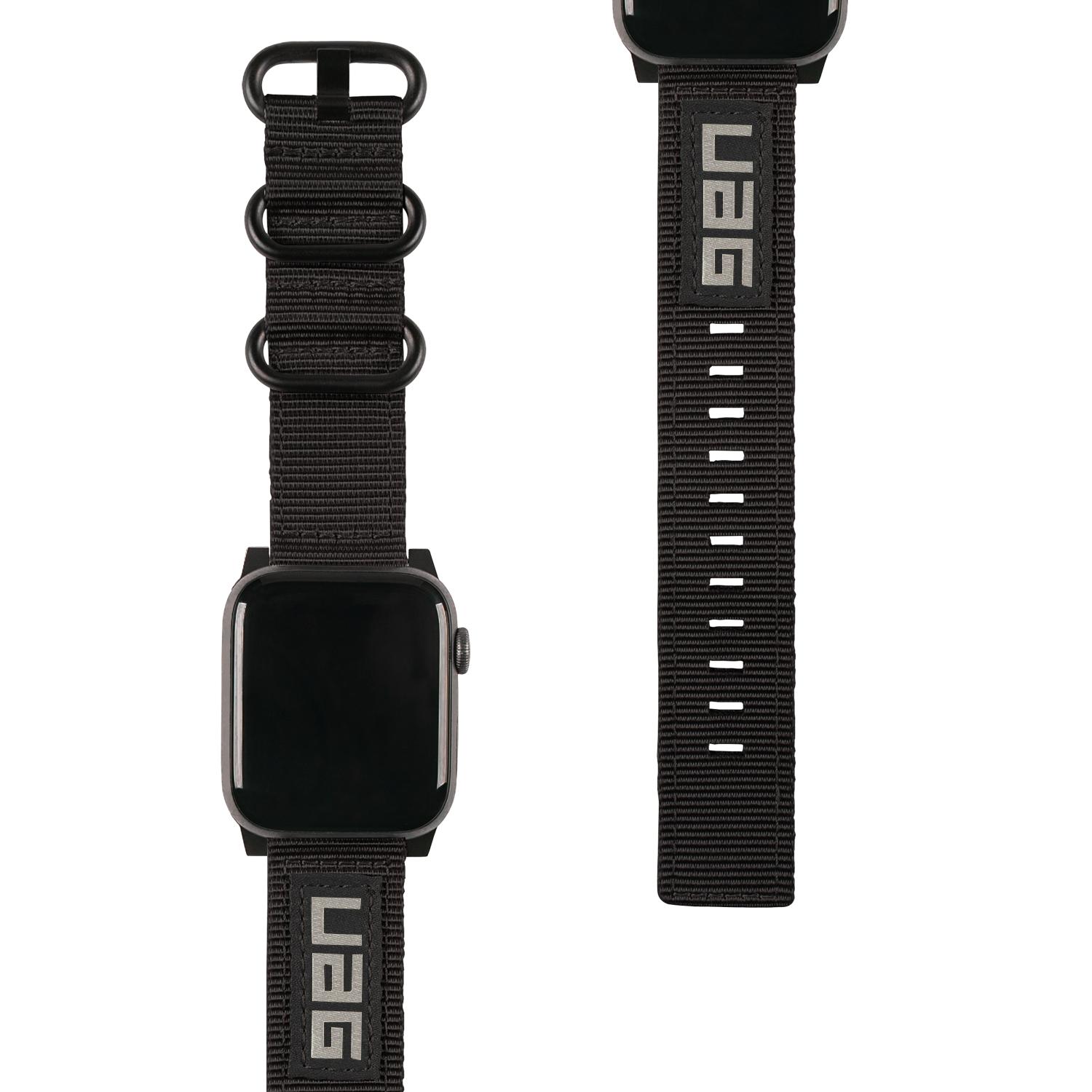 Nato Eco Strap Apple Watch 41mm Series 7 Black