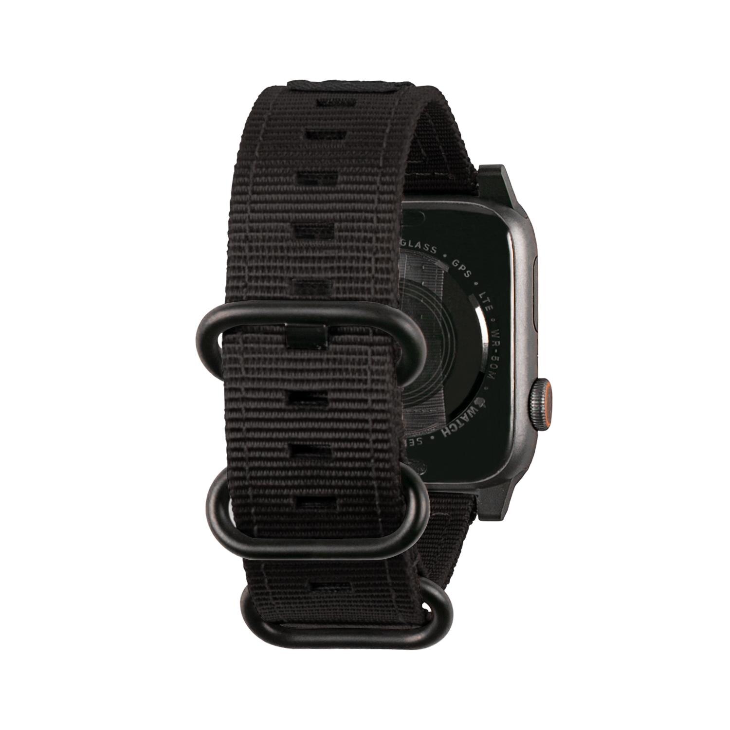 Nato Eco Strap Apple Watch 41mm Series 7 Black