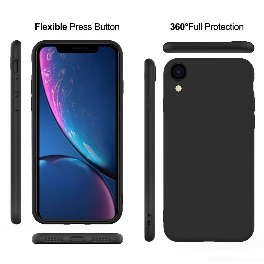 iPhone Xr Liquid Silicone Case Black